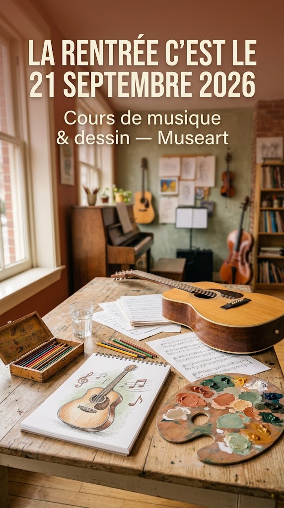 La rentrée Museart démarre le lundi 21 septembre !